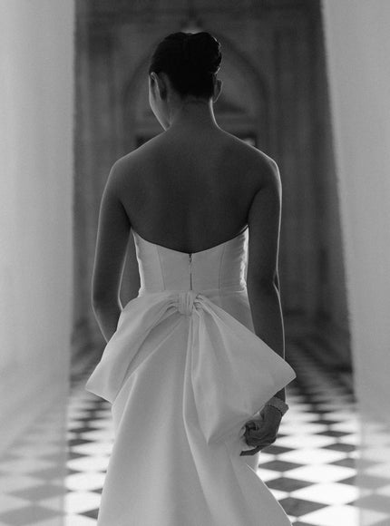 Anne Barge Rodgers Mikado Scuba Wedding Gown