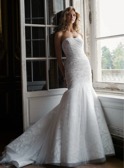 Anne Barge Shelton Mermaid Wedding Gown