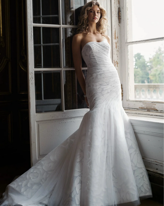 Anne Barge Shelton Mermaid Wedding Gown