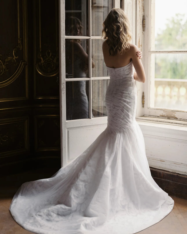 Anne Barge Shelton Mermaid Wedding Gown