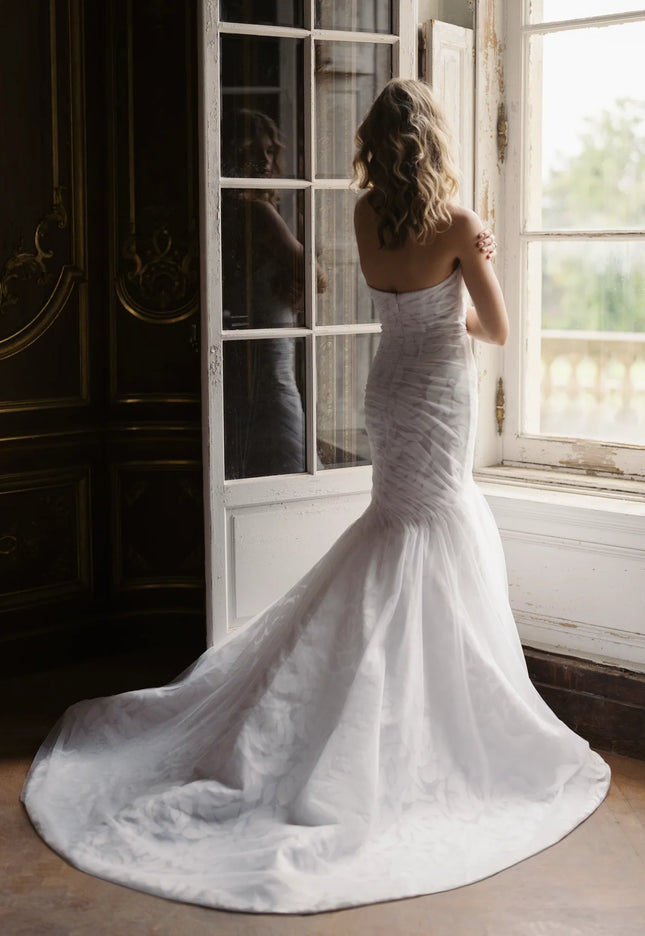 Anne Barge Shelton Mermaid Wedding Gown