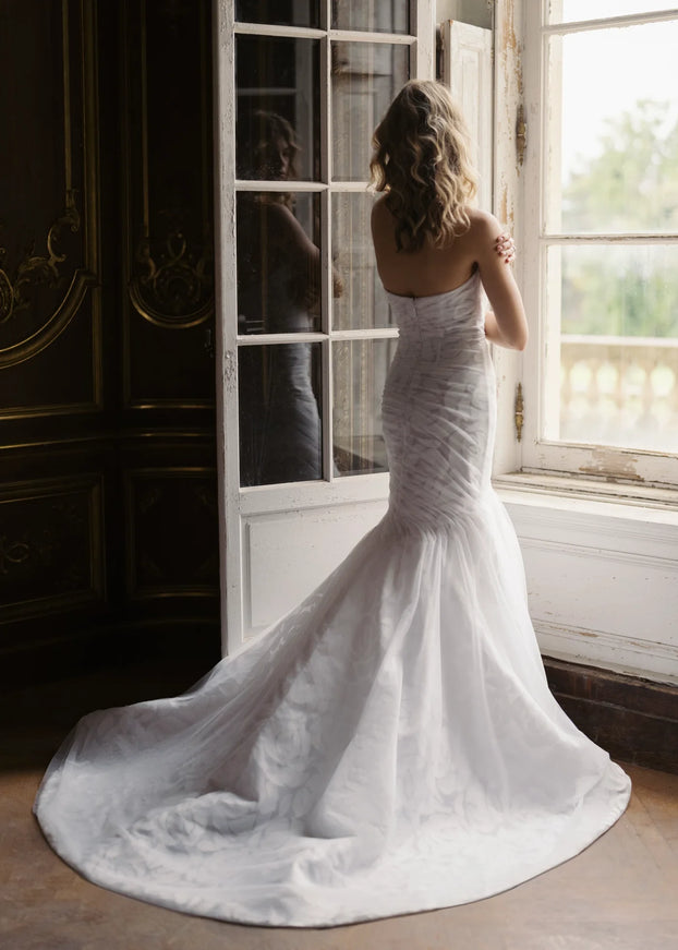 Anne Barge Shelton Mermaid Wedding Gown