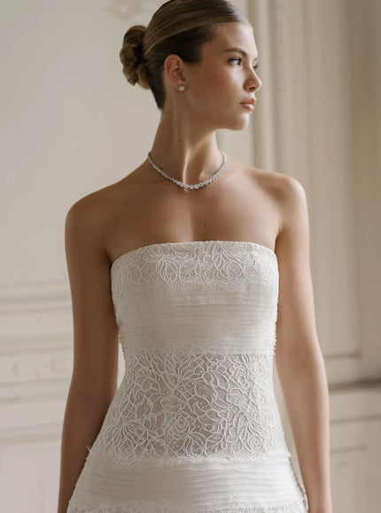 Anne Barge Sycamore Silk Organza Wedding Gown