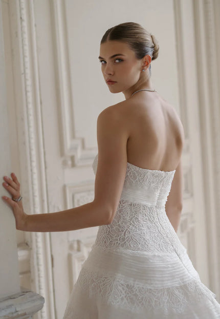 Anne Barge Sycamore Silk Organza Wedding Gown