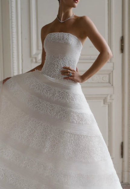Anne Barge Sycamore Silk Organza Wedding Gown