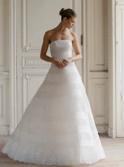 Anne Barge Sycamore Silk Organza Wedding Gown
