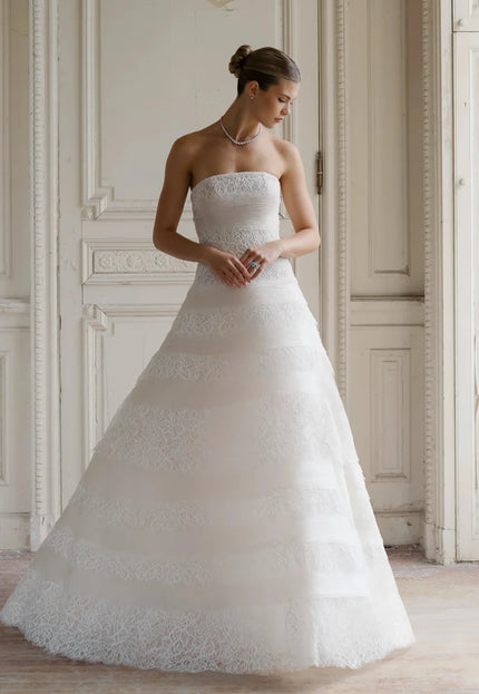 Anne Barge Sycamore Silk Organza Wedding Gown