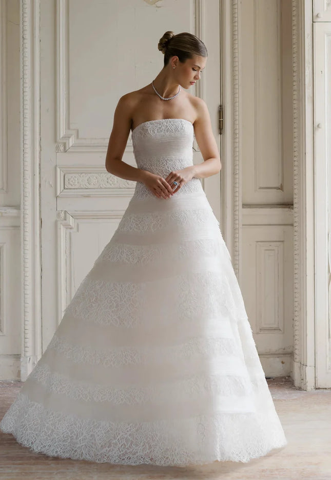 Anne Barge Sycamore Silk Organza Wedding Gown