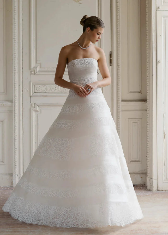 Anne Barge Sycamore Silk Organza Wedding Gown