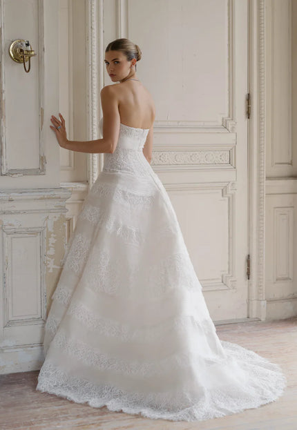 Anne Barge Sycamore Silk Organza Wedding Gown