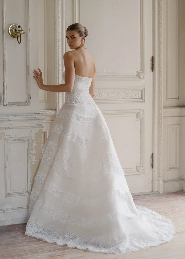 Anne Barge Sycamore Silk Organza Wedding Gown