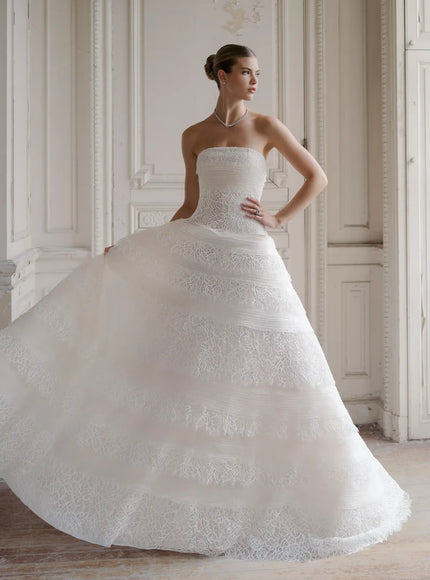 Anne Barge Sycamore Silk Organza Wedding Gown