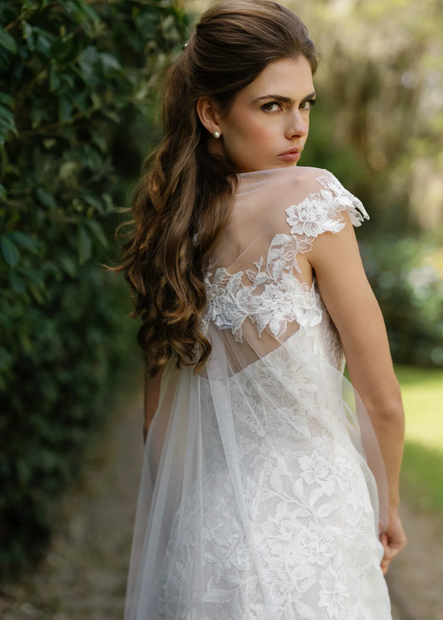 Anne Barge Cromwell Wedding Cape