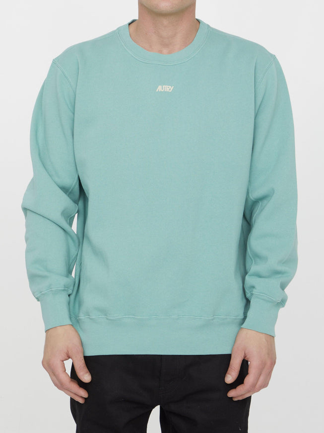 Autry Cotton Sweatshirt With Logo - Ellie Belle