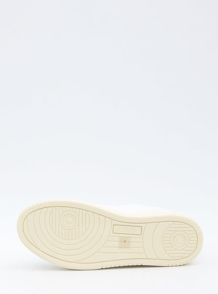 Autry Medalist Embossed Sneakers In White - Ellie Belle