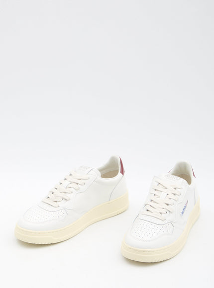 Autry Medalist Embossed Sneakers In White - Ellie Belle