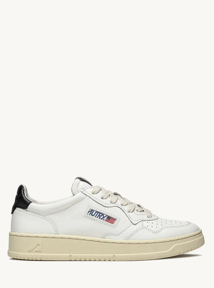 Autry Medalist Men's Sneakers White with Black Detail - Ellie Belle