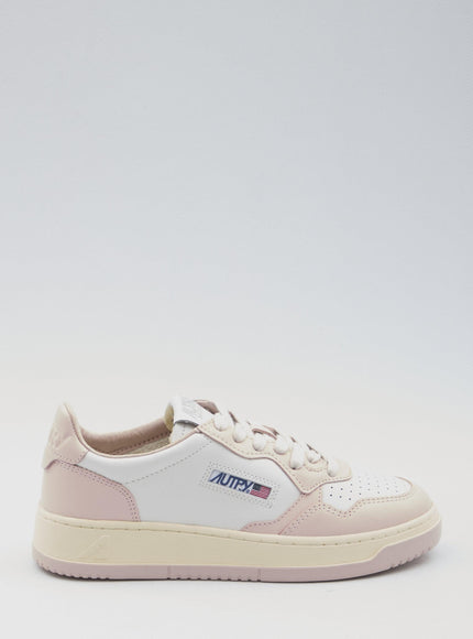 Autry Medalist Sneakers in Pink-White Tone - Ellie Belle