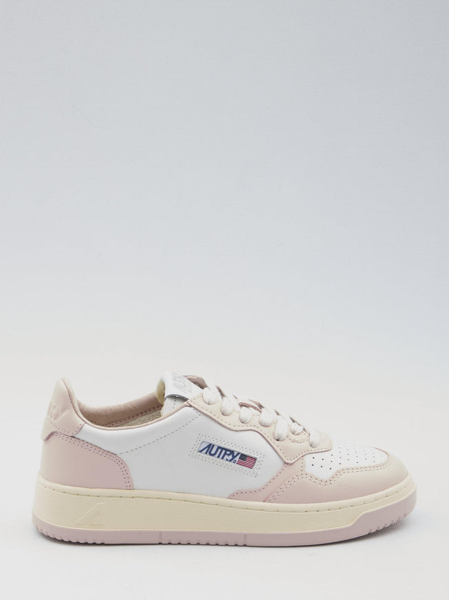 Autry Medalist Sneakers in Pink-White Tone - Ellie Belle