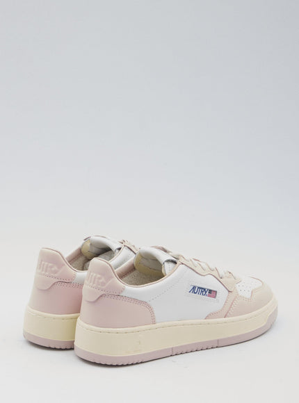 Autry Medalist Sneakers in Pink-White Tone - Ellie Belle