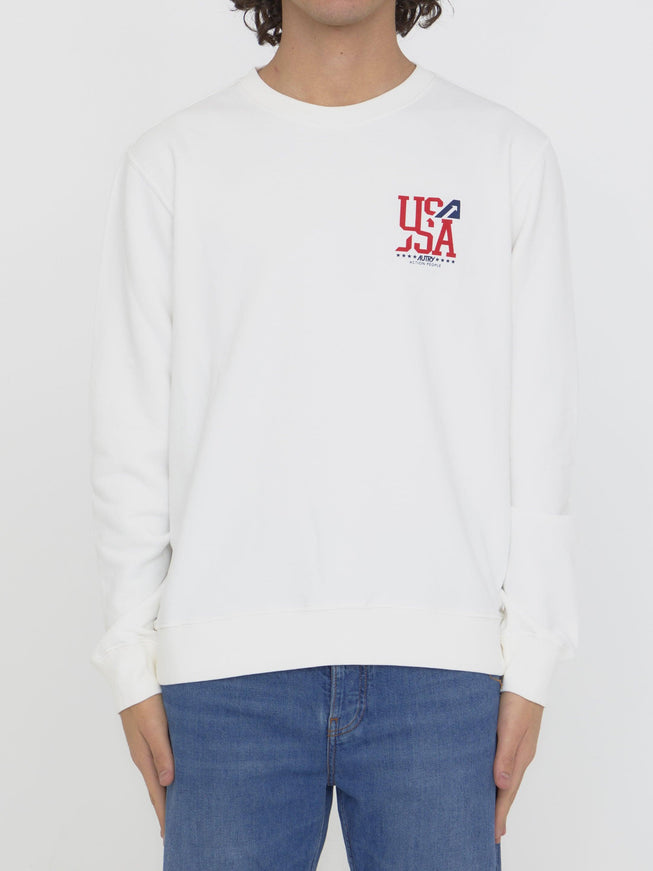 Autry Printed Cotton Sweatshirt - Ellie Belle