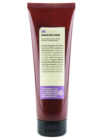 Insight Professional Damaged Hair Restructurizing Mask 8.5 Fl. Oz. 250 mL