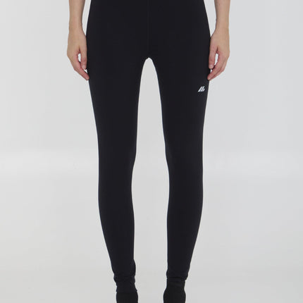 Balenciaga Activewear Leggings In Black - Ellie Belle