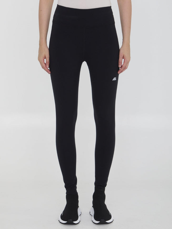 Balenciaga Activewear Leggings In Black - Ellie Belle