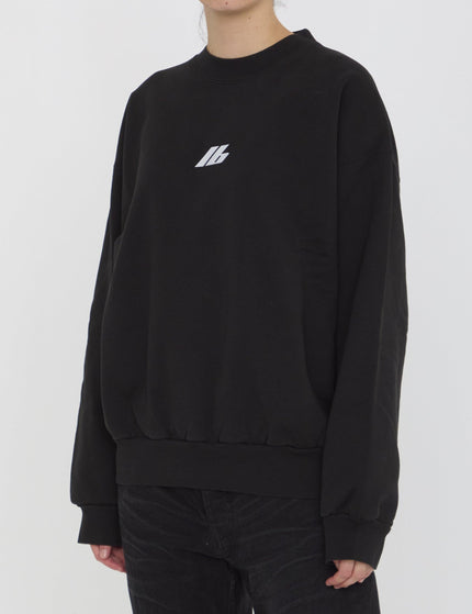 Balenciaga Activewear Sweatshirt in Black - Ellie Belle