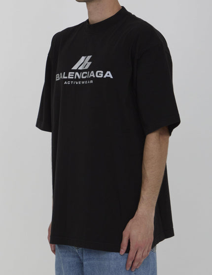 Balenciaga Activewear T-shirt In Black - Ellie Belle