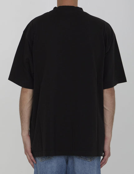 Balenciaga Activewear T-shirt In Black - Ellie Belle