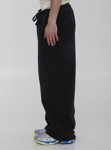 Balenciaga Baggy Jeans In Black - Ellie Belle