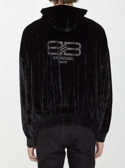 Balenciaga Bb Paris Strass Hoodie - Ellie Belle