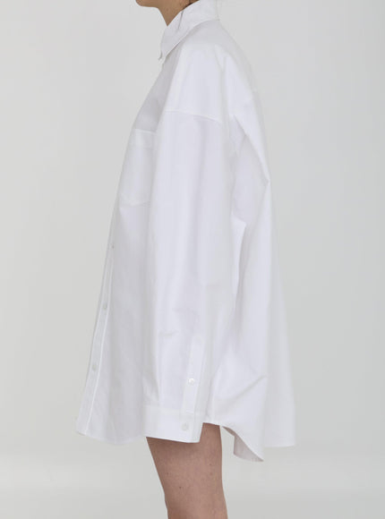 Balenciaga Drop Shoulder Cotton Outerwear Shirt - Ellie Belle