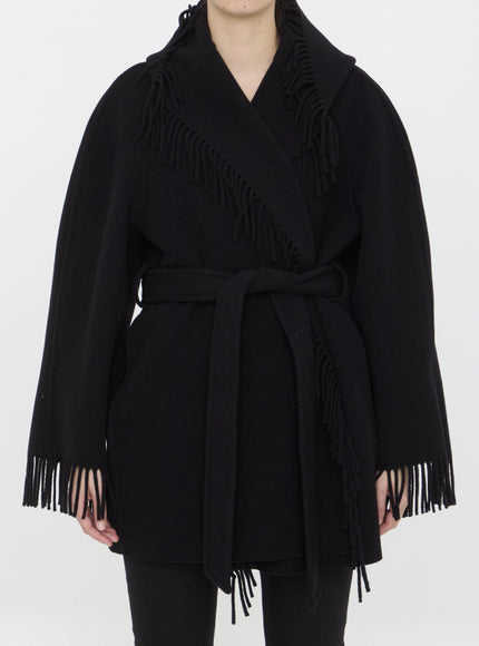 Balenciaga Fringe Coat - Ellie Belle