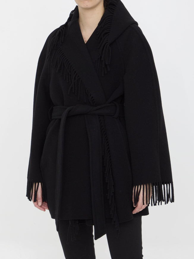 Balenciaga Fringe Coat - Ellie Belle