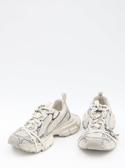 Balenciaga Men's 3XL Distressed Canvas Sneakers - Ellie Belle