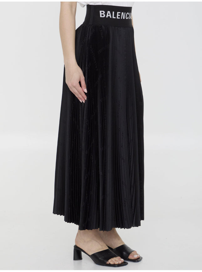 Balenciaga Pleated Midi Skirt - Ellie Belle