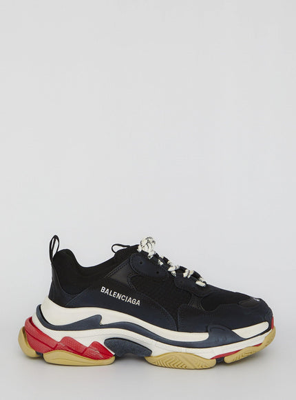 Balenciaga Triple S Sneakers In Black - Ellie Belle