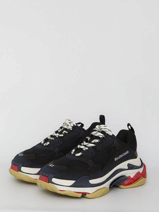 Balenciaga Triple S Sneakers In Black - Ellie Belle