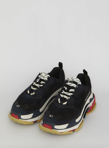 Balenciaga Triple S Sneakers In Black - Ellie Belle