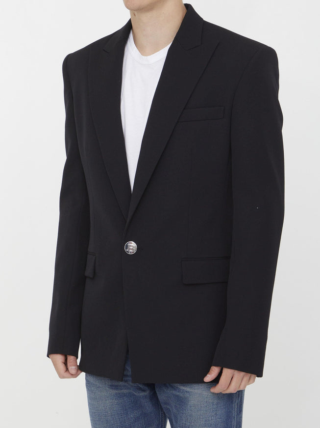 Balmain Black Wool Jacket