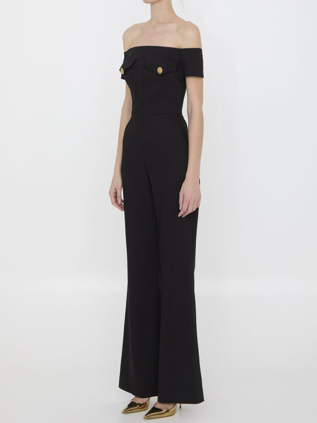 Balmain Crêpe Jumpsuit - Ellie Belle