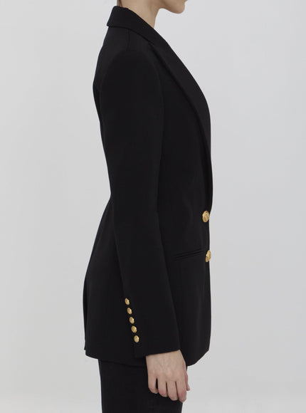 Balmain Double-breasted Jacket In Wool - Ellie Belle