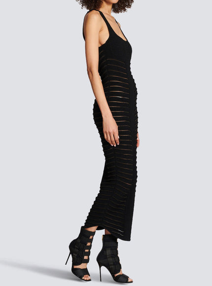 Balmain Midi Knit Dress - Ellie Belle