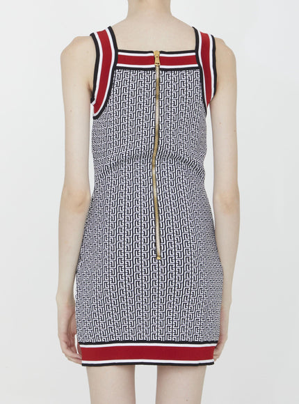 Balmain Monogram Knit Dress - Ellie Belle