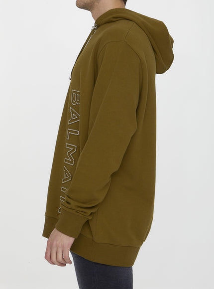 Balmain Reflective Logo Hoodie - Ellie Belle