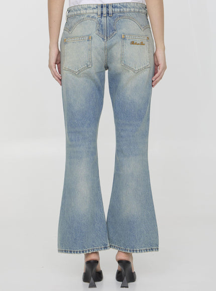 Balmain Western Bootcut Jeans - Ellie Belle