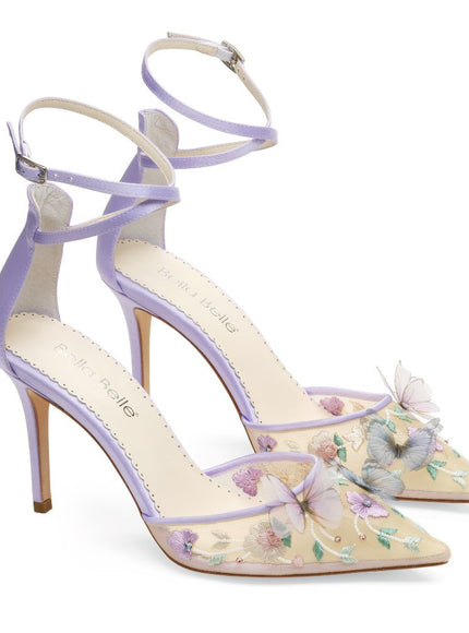 Bella Belle Eve Lavender Butterfly Heels