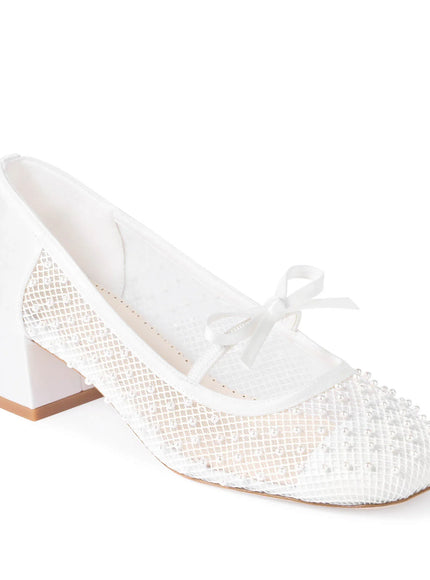 Bella Belle Millie Pearl Mary Jane Low Block Heels